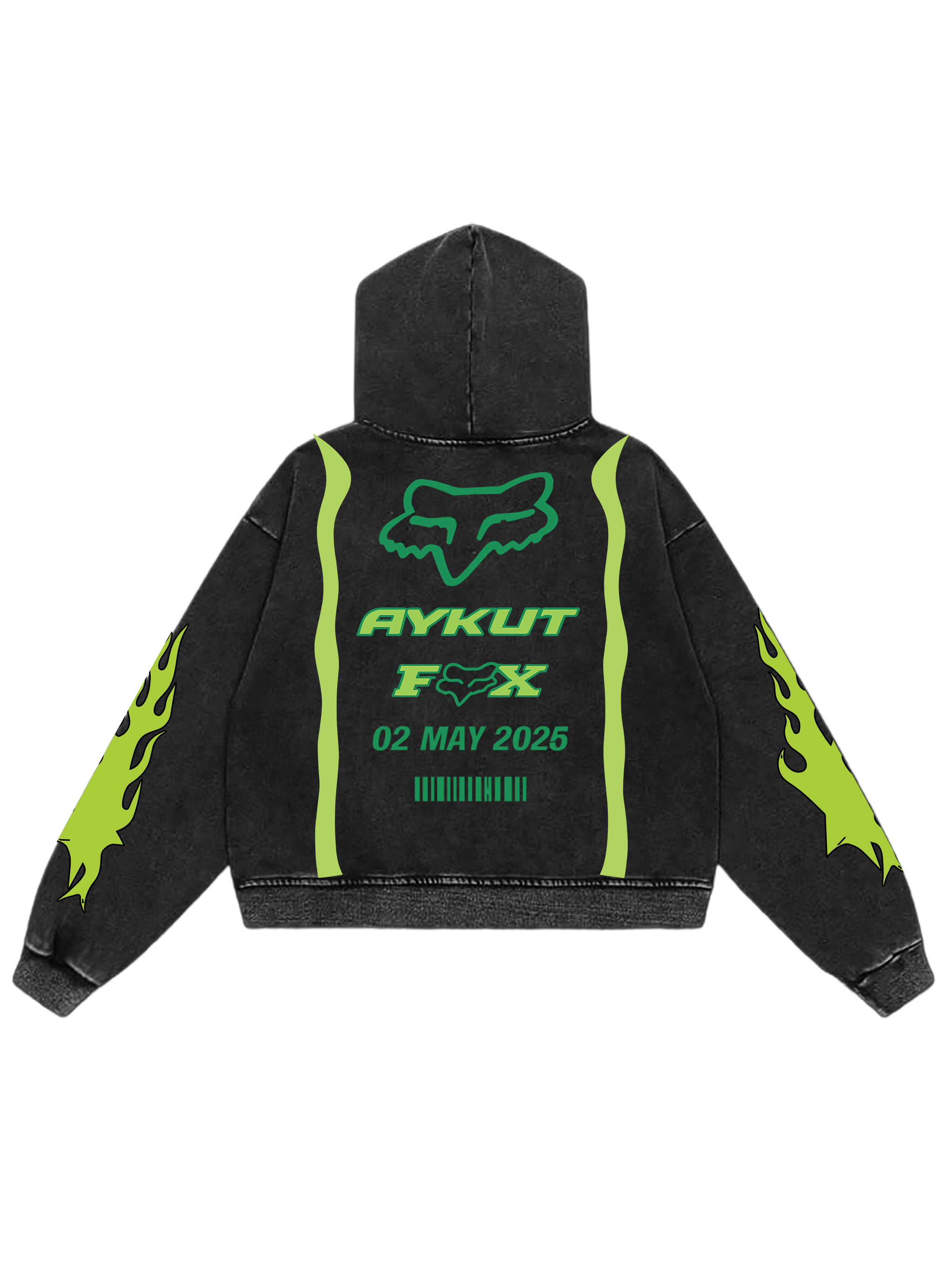 JustMini “Fox Racing ” Oversized Hoodie – Streetwear Edition