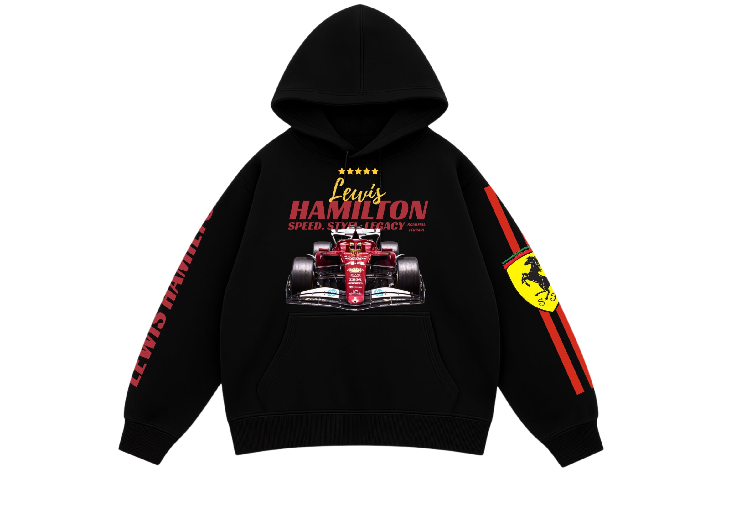 JustMini “Lewis Hamilton” Oversized Hoodie – Streetwear Edition