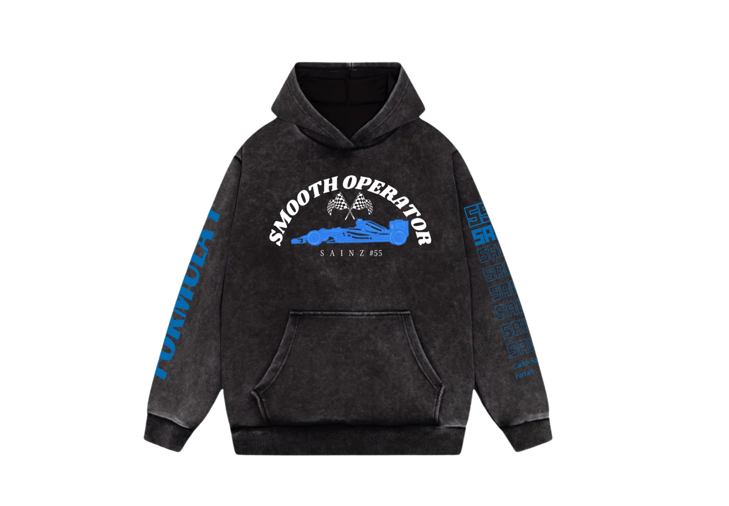 JustMini “Carlo Sainz” Oversized Hoodie – Streetwear Edition