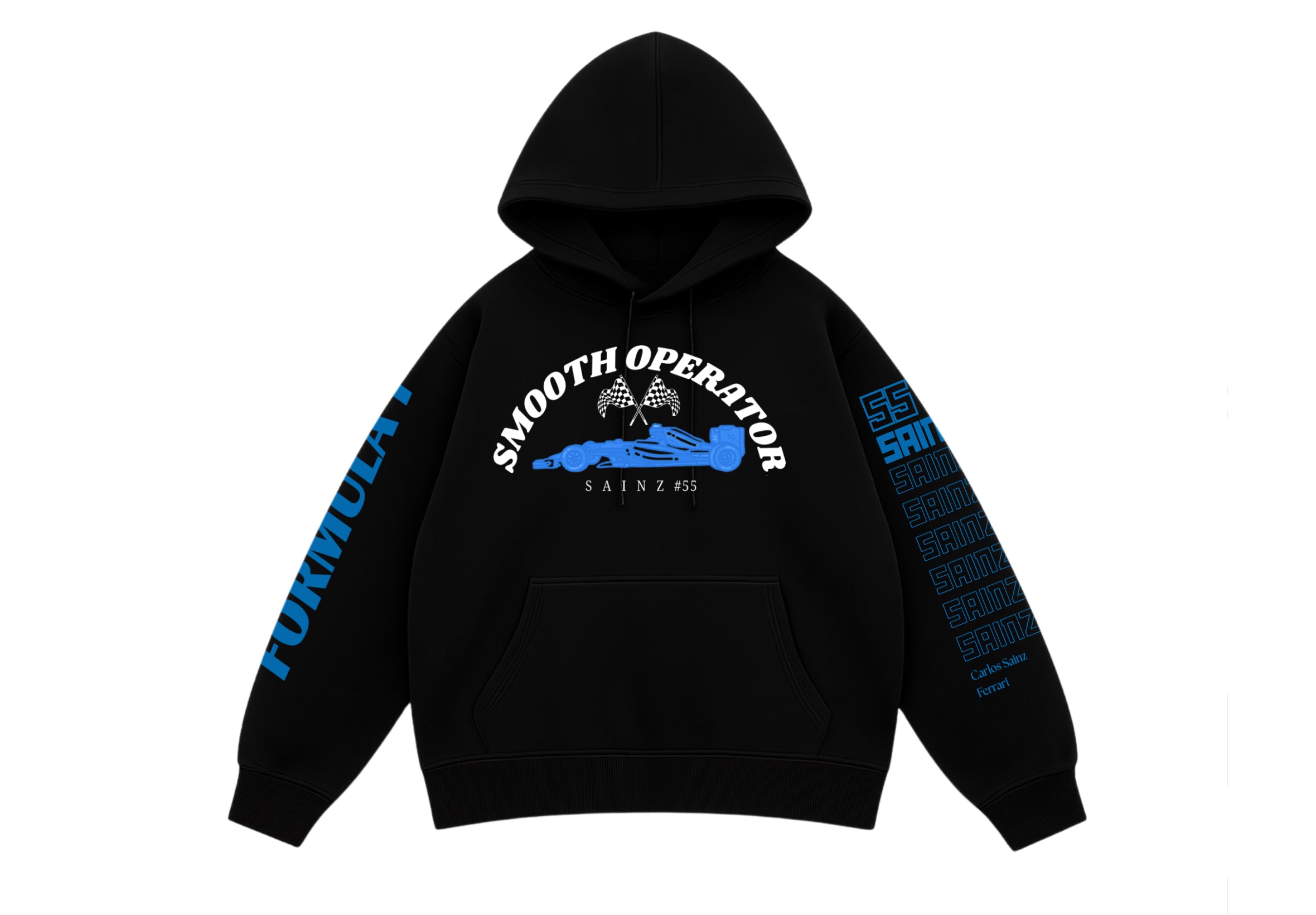 JustMini “Carlo Sainz” Oversized Hoodie – Streetwear Edition