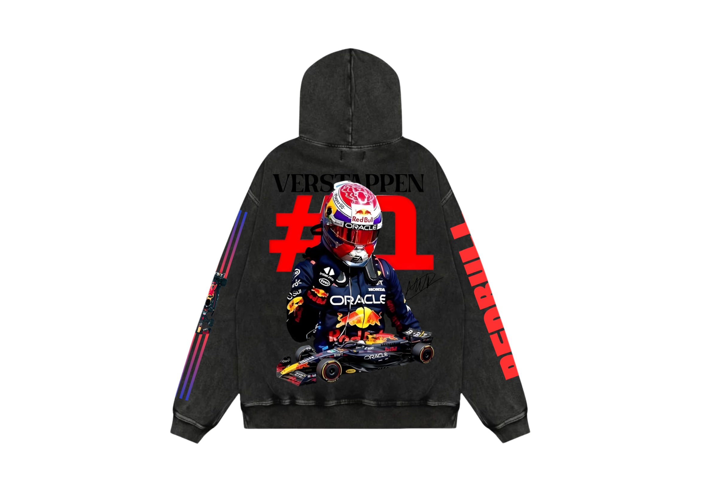 JustMini “Max Verstappen” Oversized Hoodie – Streetwear Edition