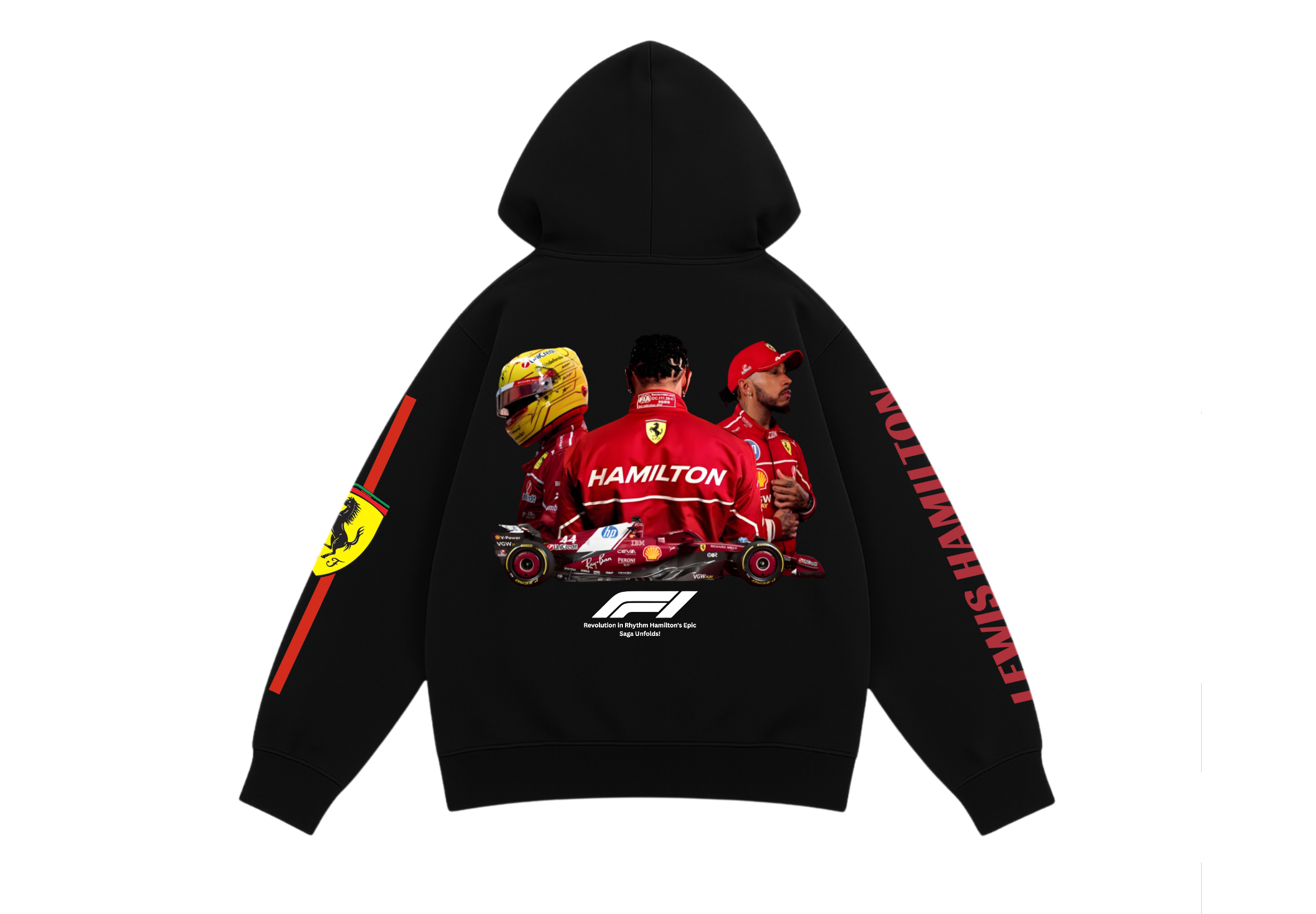 JustMini “Lewis Hamilton” Oversized Hoodie – Streetwear Edition