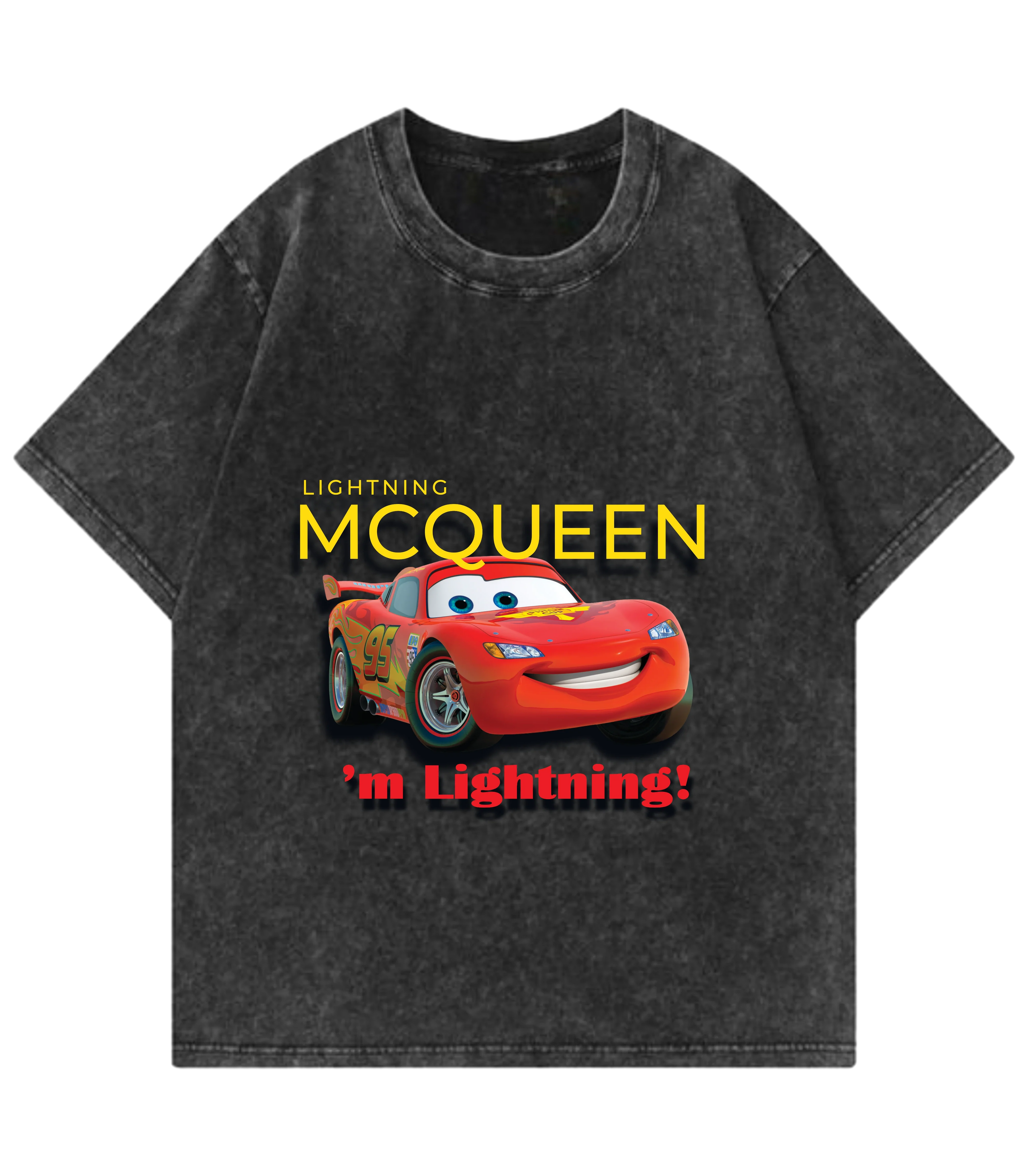 Lightning McQueen Oversized T-Shirt - Justmini