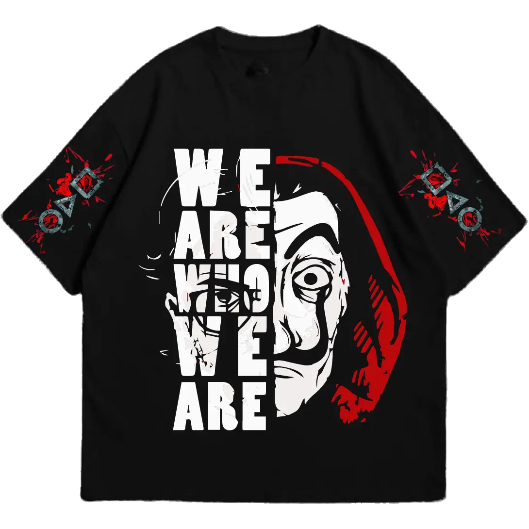 JustMini “Never Look Back” Oversized Graphic Tee – Redefine Your Grind