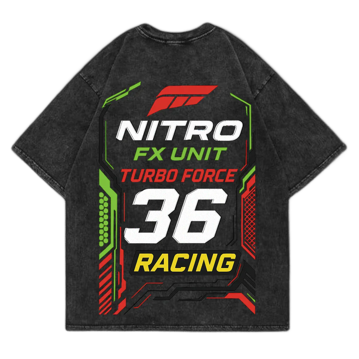 Nitro FX-09 Racing Tech Oversized T-Shirt - Justmini