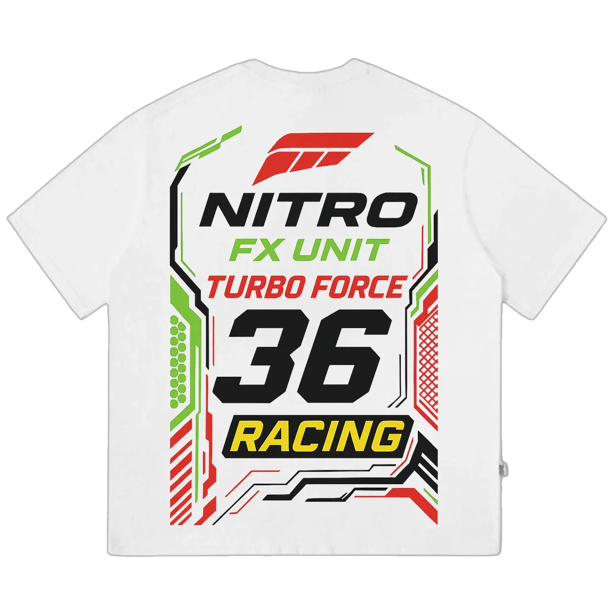 Nitro FX-09 Racing Tech Oversized T-Shirt - Justmini