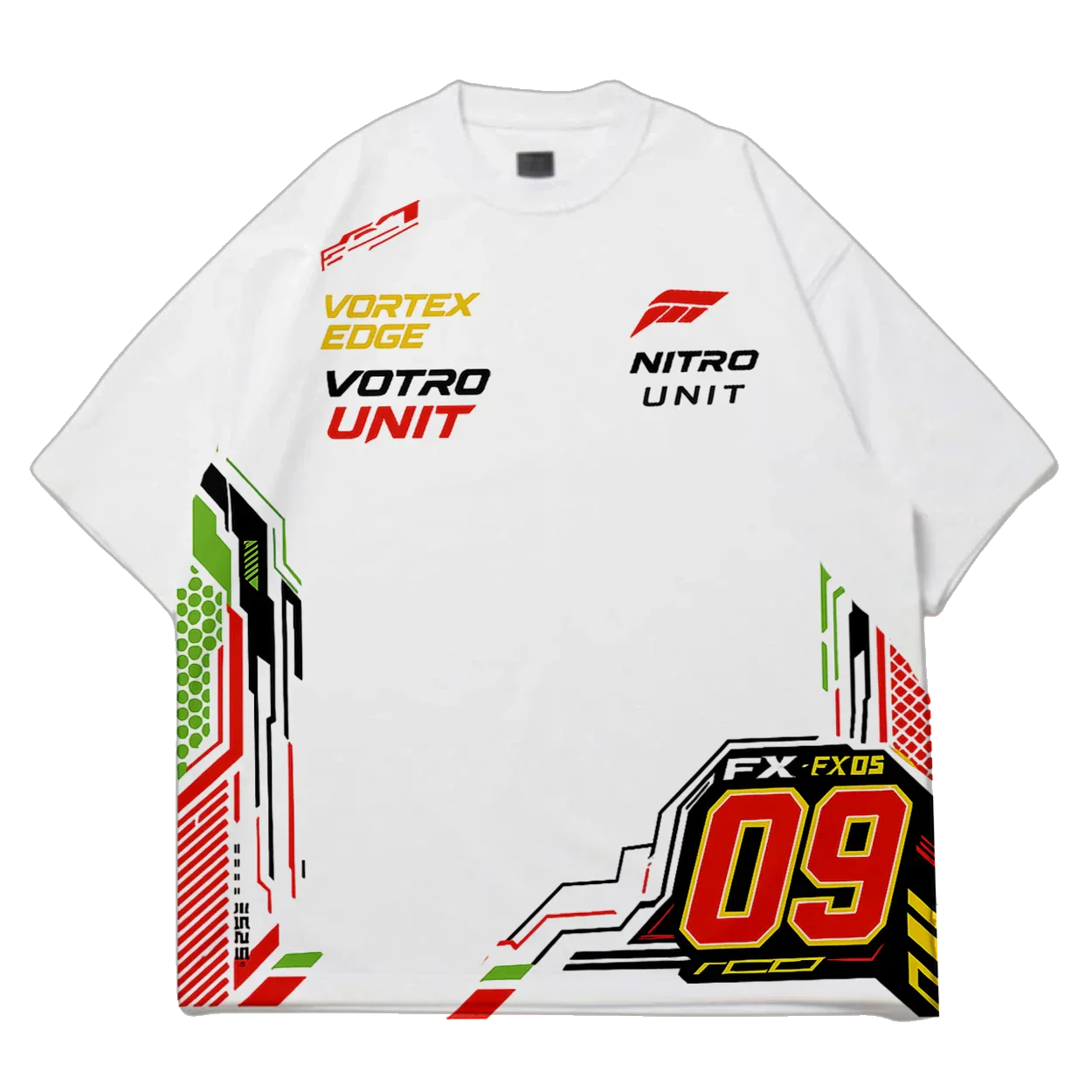 Nitro FX-09 Racing Tech Oversized T-Shirt - Justmini