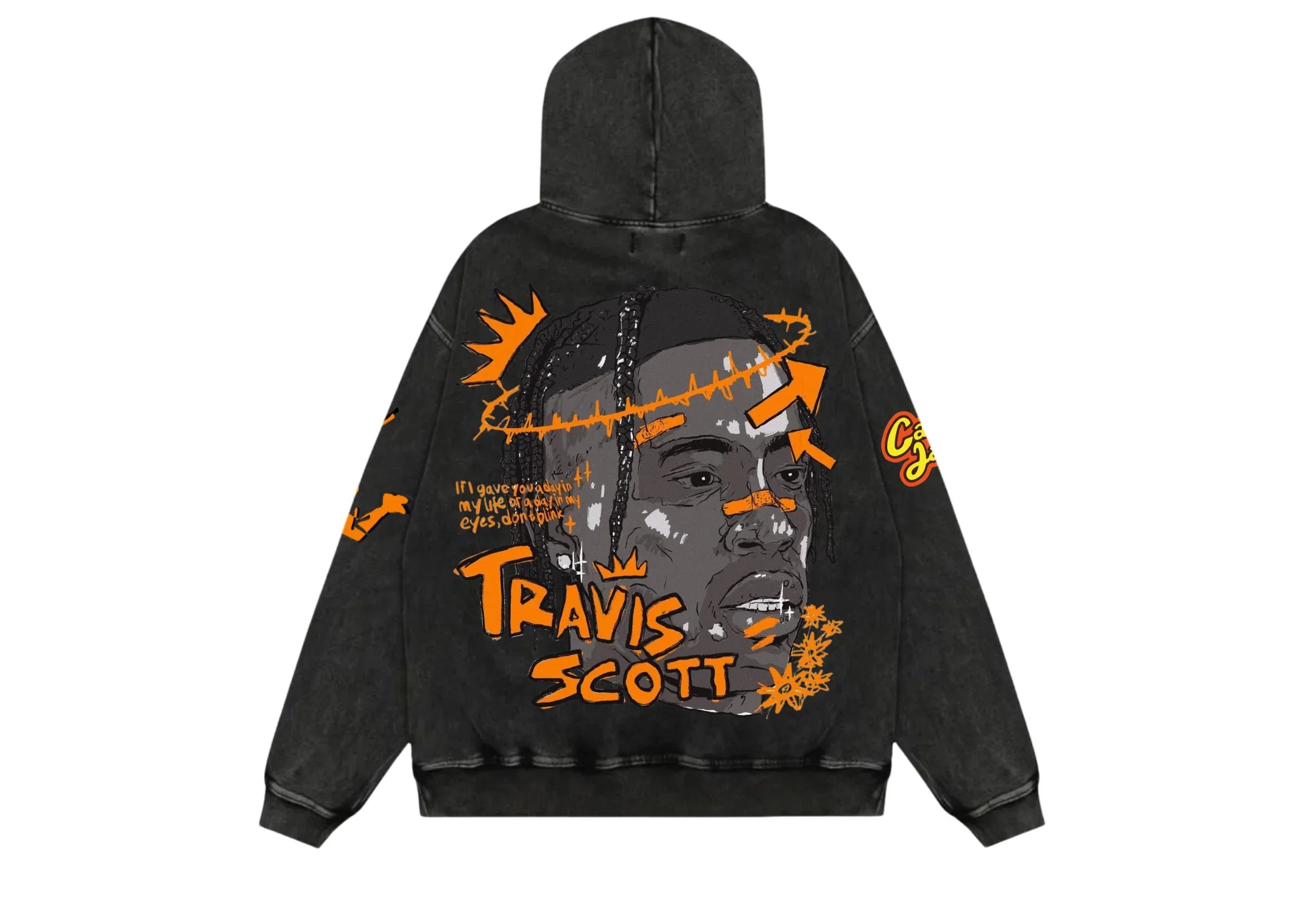 JustMini “Travis Vibe” Oversized Streetwear Hoodie – Astro Edition