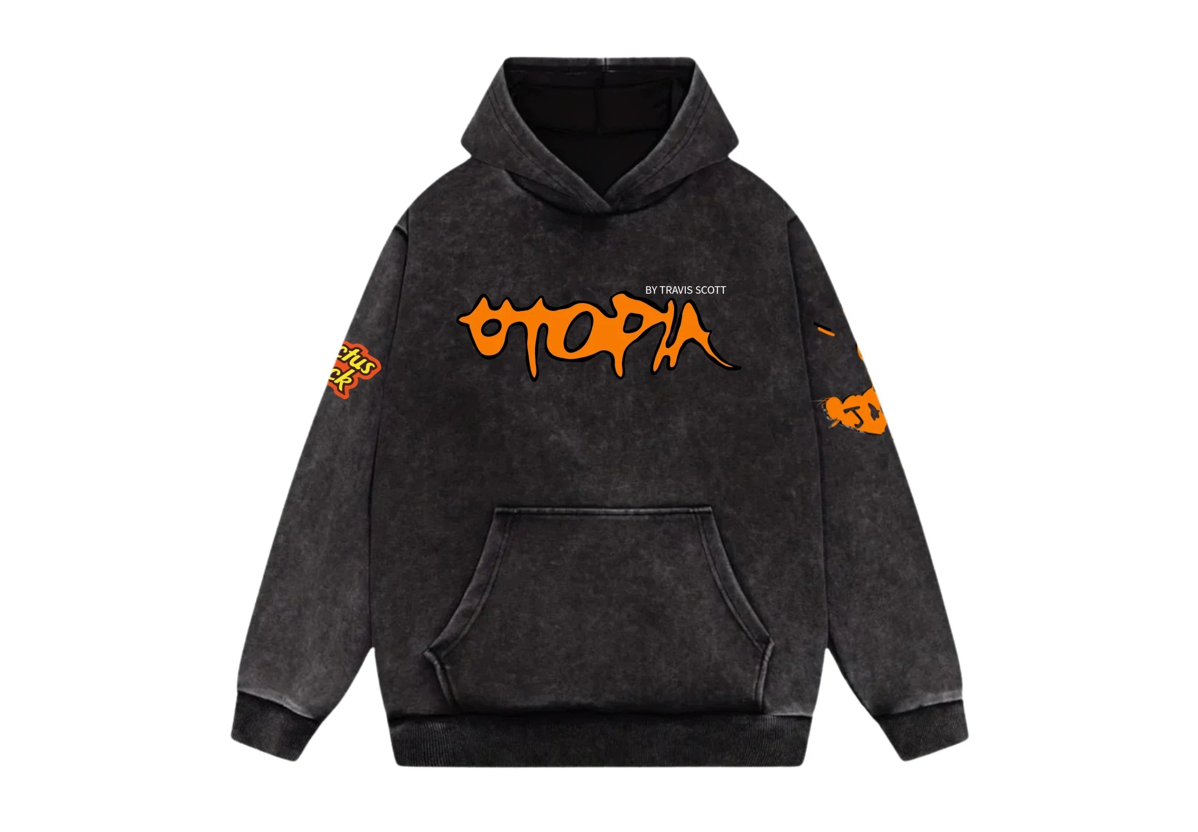 JustMini “Travis Vibe” Oversized Streetwear Hoodie – Astro Edition