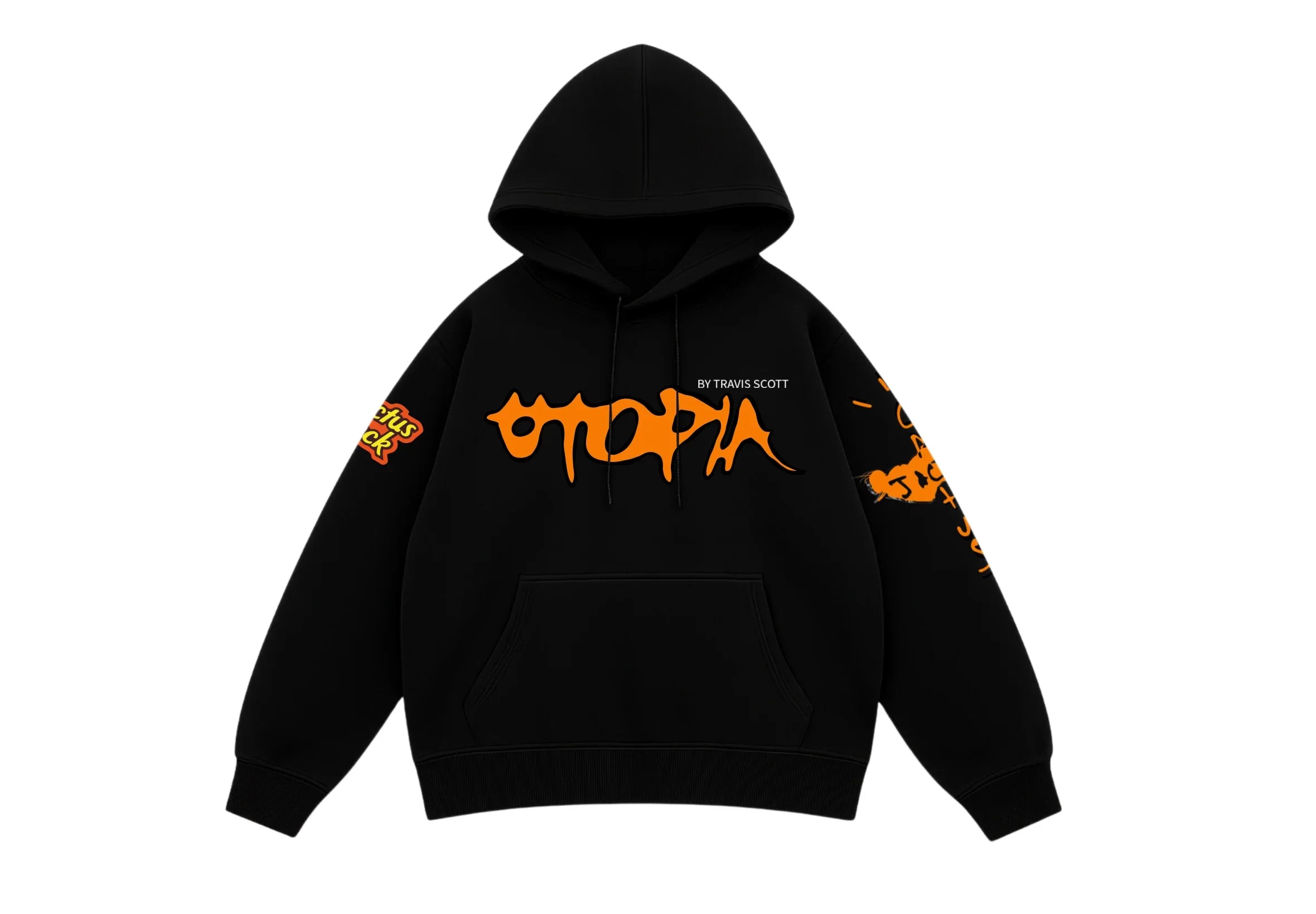 JustMini “Travis Vibe” Oversized Streetwear Hoodie – Astro Edition
