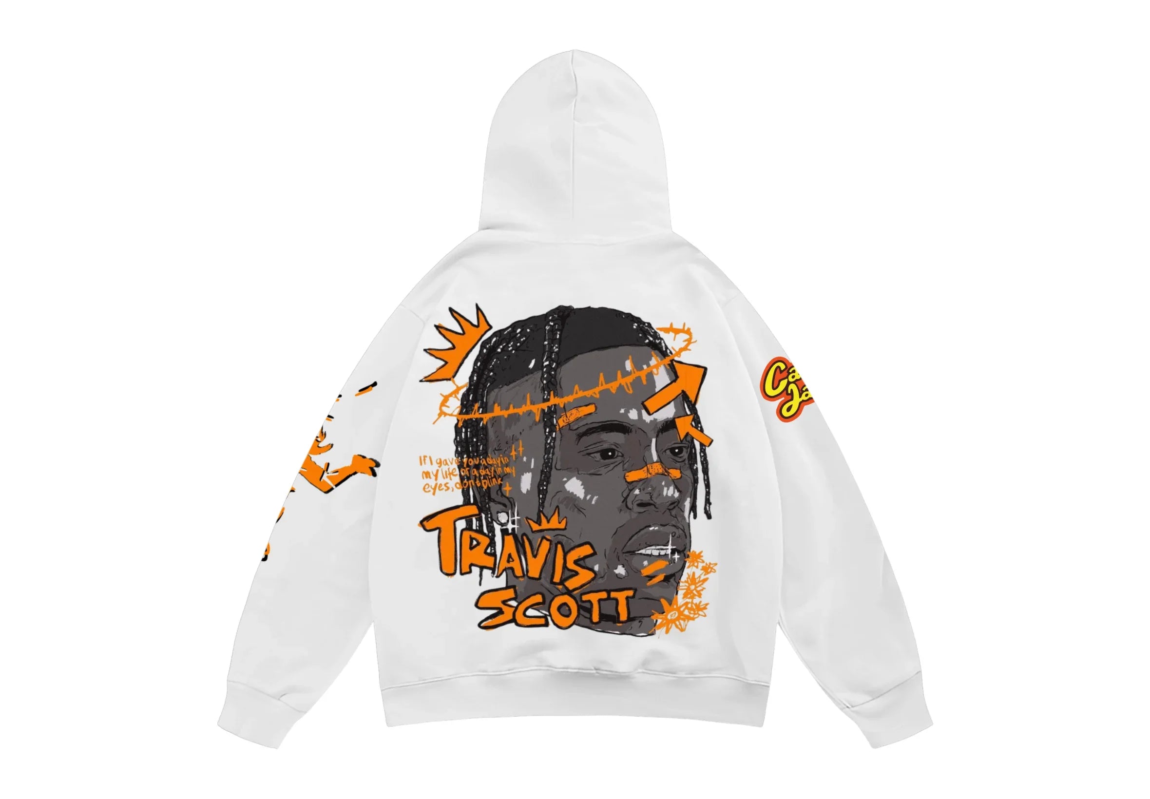 JustMini “Travis Vibe” Oversized Streetwear Hoodie – Astro Edition