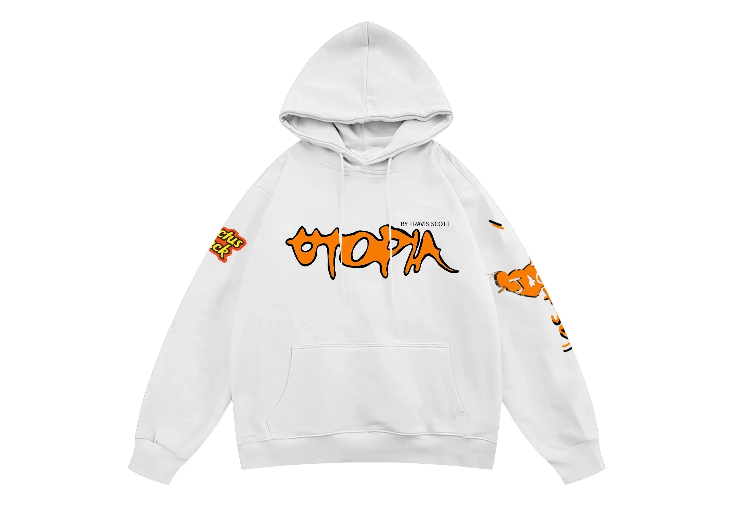 JustMini “Travis Vibe” Oversized Streetwear Hoodie – Astro Edition